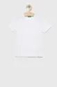 biela Detské bavlnené tričko United Colors of Benetton Detský