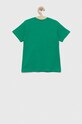 United Colors of Benetton tricou de bumbac pentru copii 3I1XC109W.G.NOS verde AA00