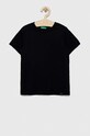 United Colors of Benetton t-shirt bawełniany dziecięcy bawełna czarny 3I1XC109W.G.NOS