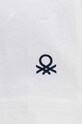 Băieți United Colors of Benetton tricou de bumbac pentru copii 3I1XG106Z.P.NOS alb