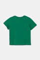 Дитяча бавовняна футболка United Colors of Benetton 3I1XG106Z.P.NOS зелений AA00