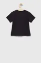 United Colors of Benetton t-shirt in cotone per bambini nero