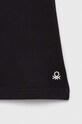Chłopiec United Colors of Benetton t-shirt bawełniany dziecięcy 3I1XG106Z.P.NOS czarny