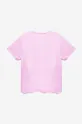 Otroška bombažna kratka majica Vans roza