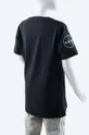 Παιδικό βαμβακερό μπλουζάκι Alpha Industries x NASA μαύρο