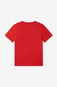 Детская хлопковая футболка Timberland Short Sleeves Tee-shirt красный
