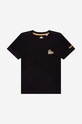 Timberland tricou de bumbac pentru copii Short Sleeves Tee-shirt uni negru T25S87.09B