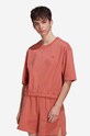 Хлопковая футболка adidas Originals гладкий чёрный HM1794