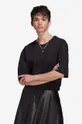 чорний Бавовняна футболка adidas Originals Жіночий