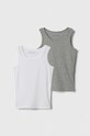 Детская футболка United Colors of Benetton 2 шт с эластаном серый 3OP80H014.G.CONTIN.9BYX