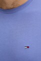Tommy Jeans pamut póló kék DM0DM04411