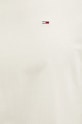 Bavlněné tričko Tommy Jeans béžová DM0DM04411