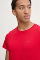 Бавовняна футболка Tommy Jeans червоний DM0DM04411