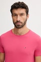 Îmbrăcăminte Tommy Jeans tricou din bumbac DM0DM04411 roz
