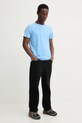 Tommy Jeans tricou din bumbac DM0DM04411 albastru AA00