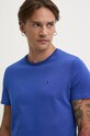 Хлопковая футболка Tommy Jeans DM0DM04411 голубой AA00