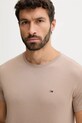 Одяг Бавовняна футболка Tommy Jeans DM0DM04411 бежевий