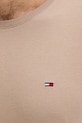 Tommy Jeans tricou din bumbac bej DM0DM04411
