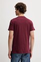Ρούχα Βαμβακερό μπλουζάκι Tommy Jeans DM0DM04411 μπορντό