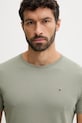 Îmbrăcăminte Tommy Jeans tricou din bumbac DM0DM04411 verde
