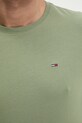 Tommy Jeans tricou din bumbac DM0DM04411 verde