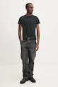 Tommy Jeans tricou din bumbac DM0DM04411 negru AA00