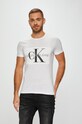 Calvin Klein Jeans - Pánske tričko potlač biela J30J307842