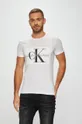 biały Calvin Klein Jeans - T-shirt J30J307842 Męski