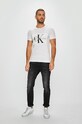 Calvin Klein Jeans - Pánske tričko J30J307842 biela AA00