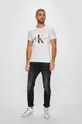 Calvin Klein Jeans - T-shirt J30J307842 biały