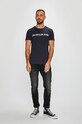 Calvin Klein Jeans - T-shirt J30J307855 J30J307855 granatowy AA00