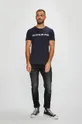 Calvin Klein Jeans - T-shirt J30J307855 granatowy