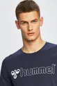 tmavomodrá Hummel - Pánske tričko