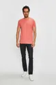Tommy Jeans - T-shirt DM0DM04413 czerwony