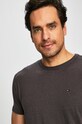 Tommy Jeans - Tricou gri DM0DM04413