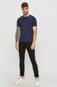 Tommy Hilfiger - T-shirt (2-pack) UM0UM01030 granatowy AA00