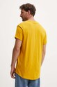 Oblečenie Bavlnené tričko G-Star D16396.B353 žltá