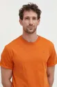 πορτοκαλί Βαμβακερό μπλουζάκι G-Star Raw