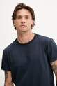 G-Star Raw tricou din bumbac bleumarin D16396.B353