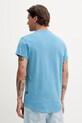 Îmbrăcăminte G-Star Raw tricou din bumbac D16396.B353 turcoaz