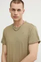 G-Star Raw t-shirt bawełniany zielony D16396.B353