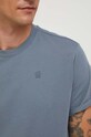 G-Star t-shirt bawełniany Lash D16396.B353 szary
