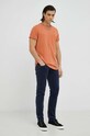 G-Star pamut póló D16396.B353 narancssárga AA00