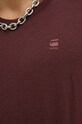G-Star pamut póló D16396.B353 burgundia