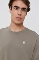 G-Star t-shirt bawełniany D16396.B353 zielony D16396.B353