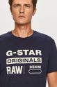 námořnická modř G-Star Raw - Tričko