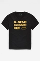 czarny G-Star Raw - T-shirt D14143.336.6484 Męski