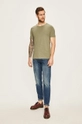 Selected Homme - T-shirt zielony