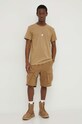 G-Star tricou din bumbac D16411.336 bej AA00