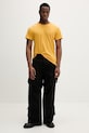 Bombažna kratka majica G-Star Raw D16411.336 rumena AA00